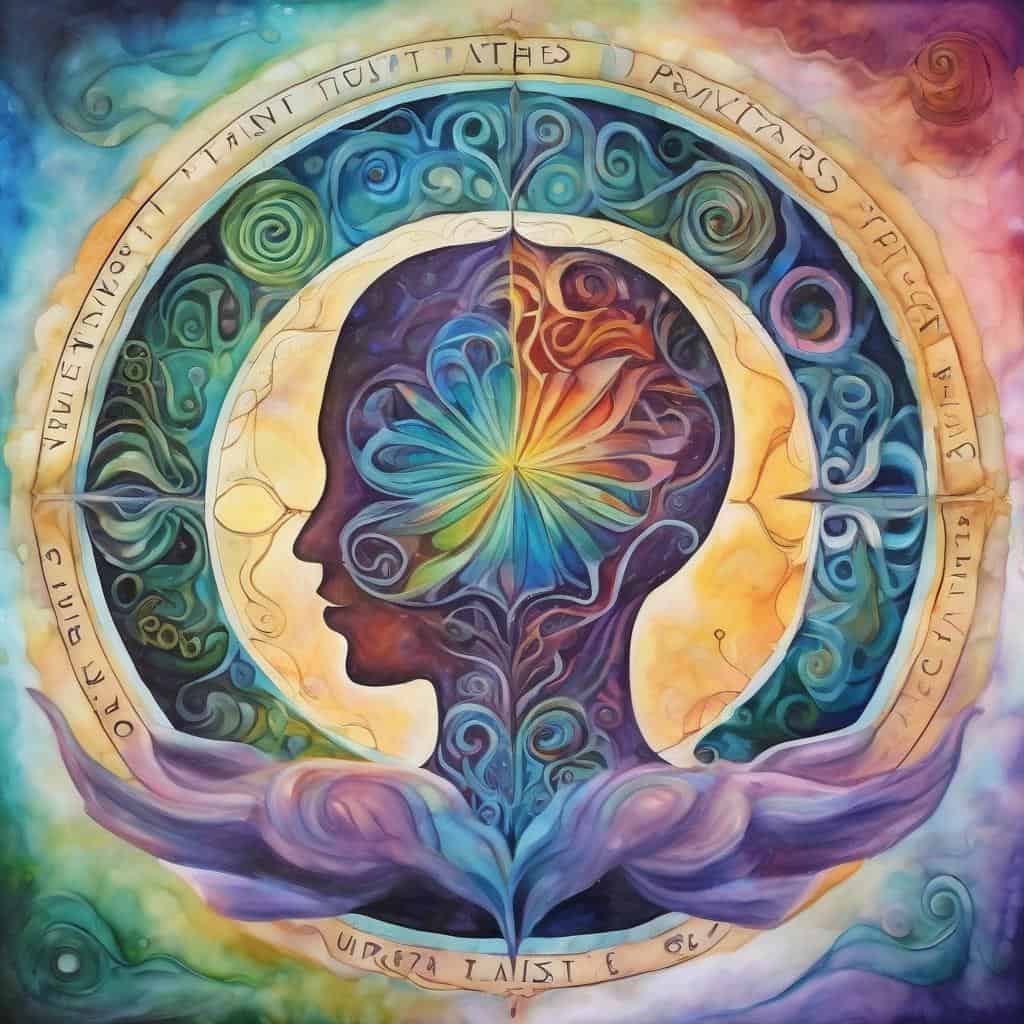 Πνευματικότητα και εσωτερική γαλήνη σε ένα καλλιτεχνικό έργο.